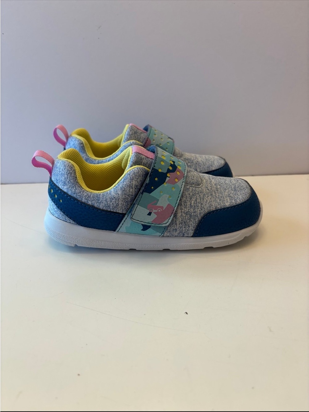 See Kai Run girls grey and blue Sneakers size 11